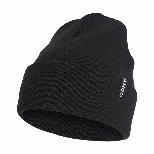Căciulă AMOQ Axis Beanie Negru, 1, nordicamoto.ro