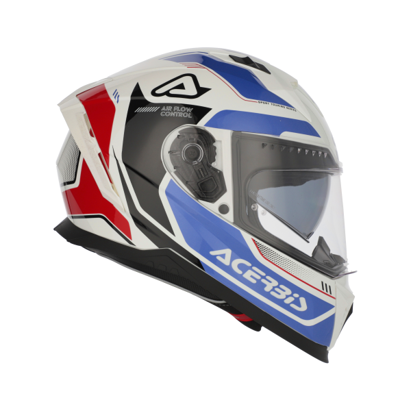 Casca Acerbis X-Way Graphic White/Blue-5