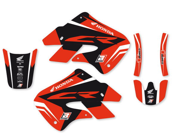 Graphics Kit With Seat Cover Black, Red, 1, nordicamoto.ro