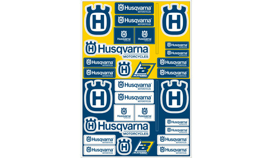 Kit stickere logo Husqvarna