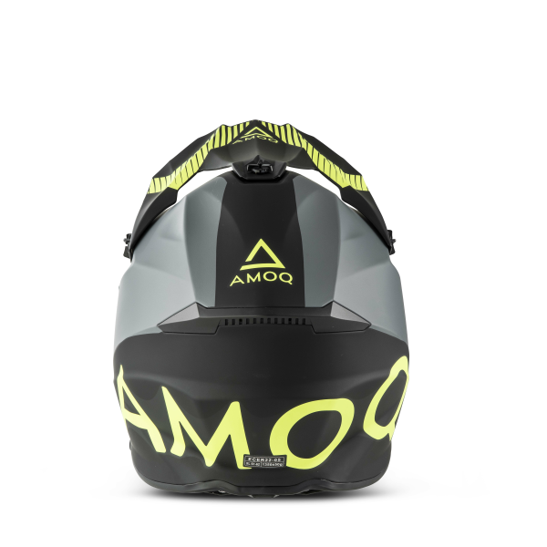 AMOQ Airframe Helmet Black/Gray/HiVis XS-1
