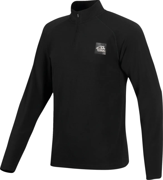 Tricou cu manșon lung At 8 Merino, negru, 1, nordicamoto.ro