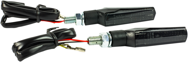 E-marked Led Light Guide Indicator Black, 3, nordicamoto.ro
