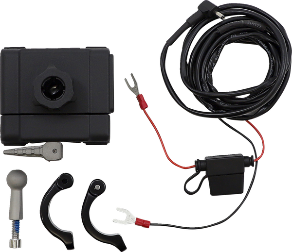 Smartphone/gps Holder With Charger Black, 3, nordicamoto.ro
