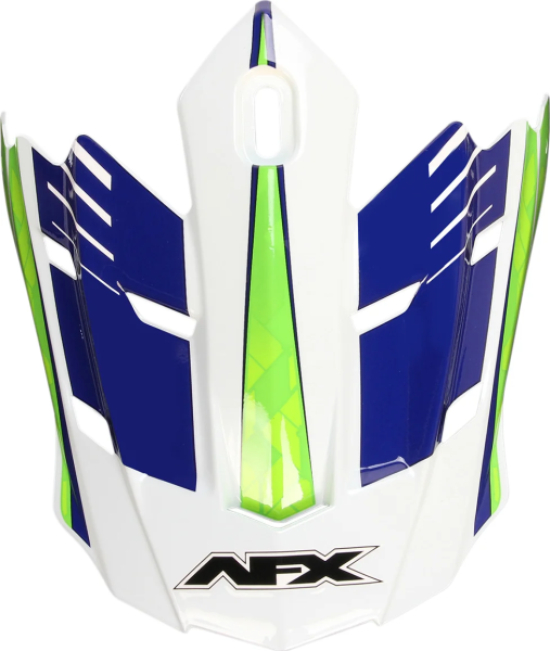 Fx-17 Complex Factor Visor Peak Pearl White/green/blue Blue, Green ONE SIZE, 1, nordicamoto.ro