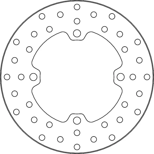 Halo Series Fixed Rotor Silver, Stainless Steel -1