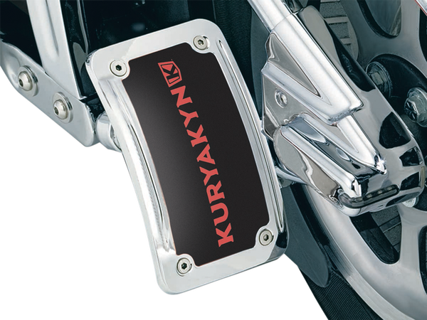 Curved Side-mount License Plate Holder Gloss Black, 2, nordicamoto.ro