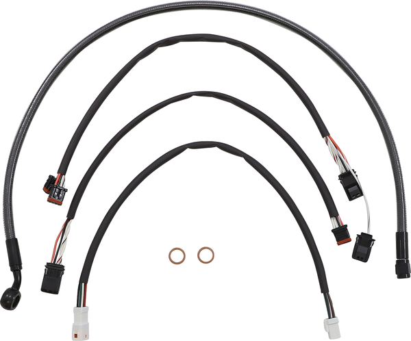 Black Pearl Designer Handlebar Installation Kit Black, 1, nordicamoto.ro