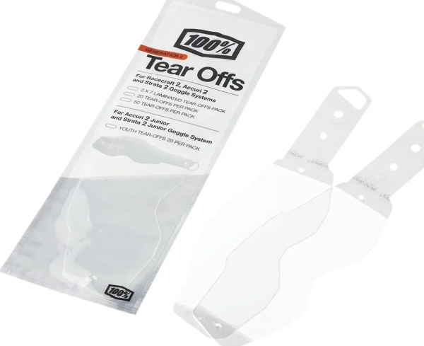 Folii laminate ochelari 100% Accuri 2/Racecraft 2/Strata 2 2x7buc.-0