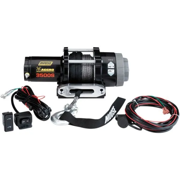 Aggro Winch Synthetic Rope Black 