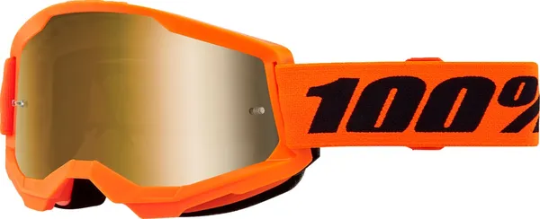 Ochelari 100% Strata 2 Orange Gold Mirror-0