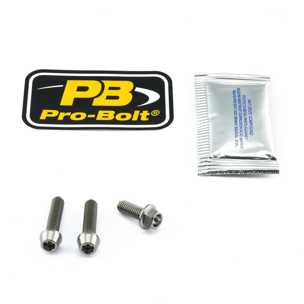 Titanium Brake & Clutch Lever Perch Pinch Bolt Kit, 1, nordicamoto.ro
