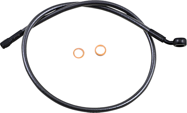 Alternate Length Upper Brake Line Black, Black Pearl, 1, nordicamoto.ro
