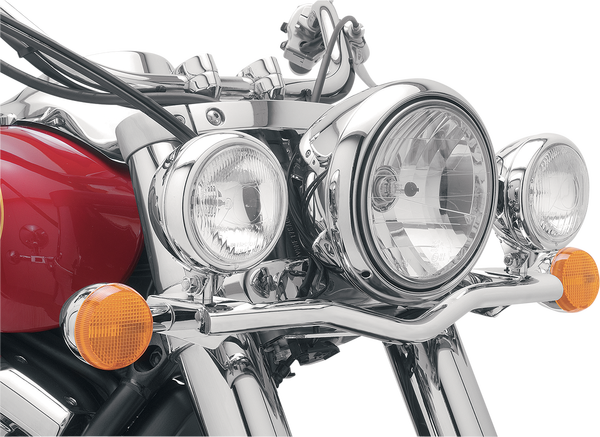 Lightbar With Spotlight Chrome, 3, nordicamoto.ro