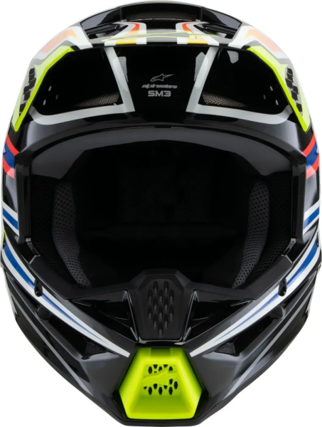 Casca Copii Alpinestars S-M3 Wurx Black/Blue/Yellow-5