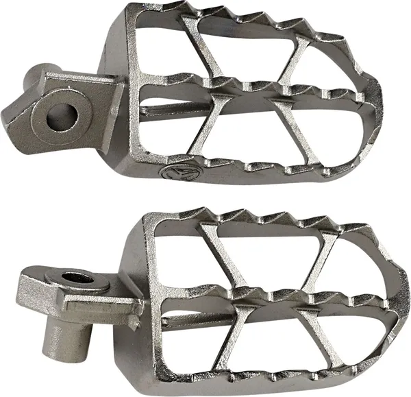 MOOSE RACING Nd Series Footpegs Silver -0