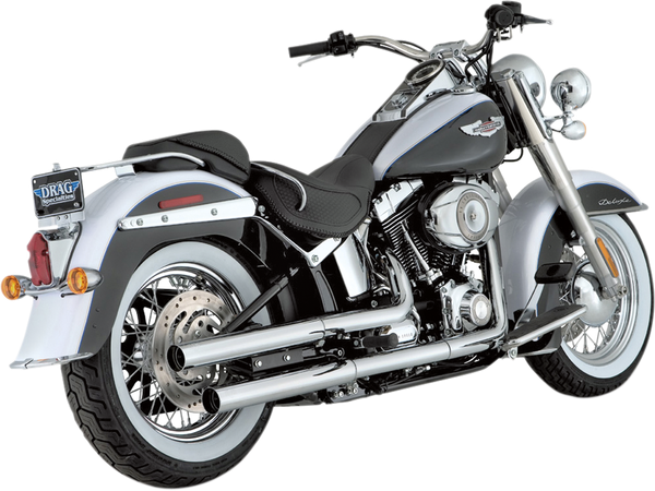Straightshots Slip-on Muffler Chrome, 1, nordicamoto.ro