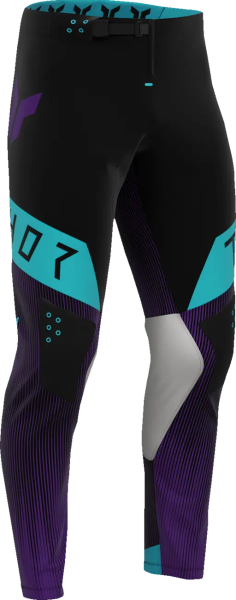 Pantaloni Sportmode Vanish negru-violet, 1, nordicamoto.ro