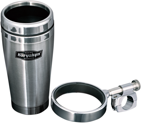 Universal Drink Holder With Mug Silver, 1, nordicamoto.ro
