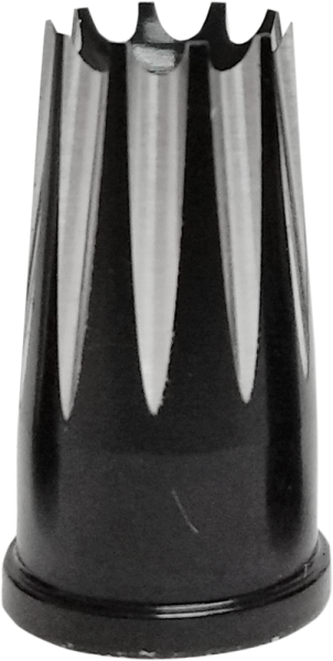Excalibur Valve Stem Cap Black, Anodized, 1, nordicamoto.ro