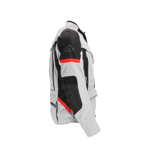 Geaca Dama Acerbis CE X-Rover Gri/Rosu XS, 19, nordicamoto.ro