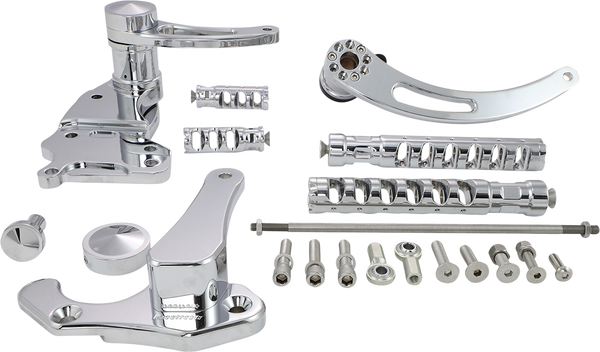 Muzzle Brake Forward Controls Chrome, 1, nordicamoto.ro
