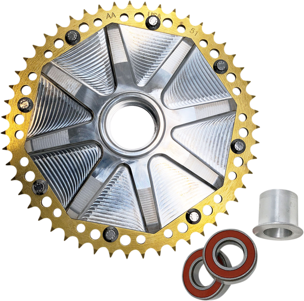 Cush Drive Chain Sprocket Gold, Machined, 1, nordicamoto.ro