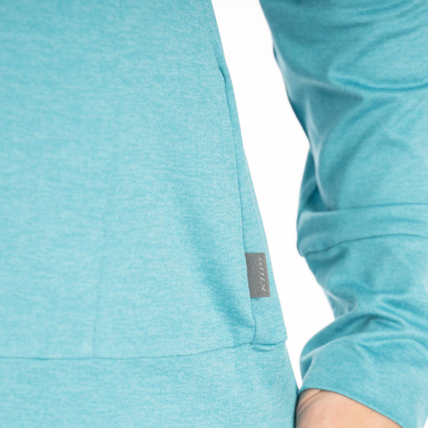 Bluză damă Klim Ostara cu mânecă lungă Tahitian Teal, 22, nordicamoto.ro