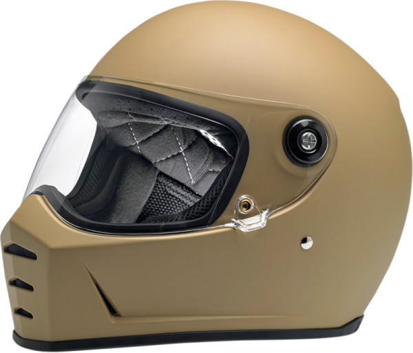 Lane Splitter Full Face Helmet Flat Coyote Tan 2x-large Brown, Off-white 2XL, 1, nordicamoto.ro