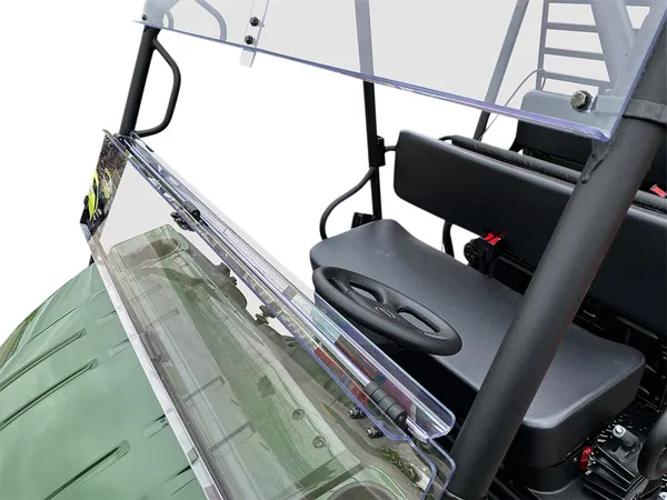 Deluxe Full Folding Windshield Clear -4