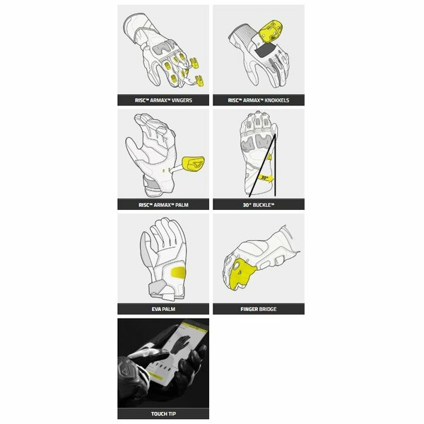 Manusi de piele sport dama MACNA PROTEGO Negru S-0