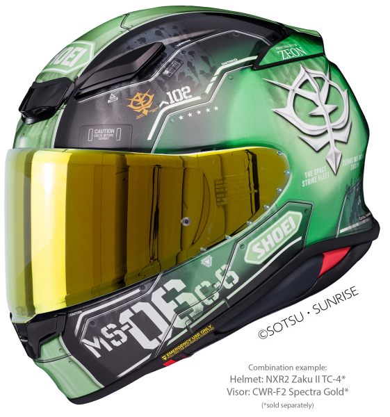 Casca integrala SHOEI NXR2 ZAKU II TC-4 Verde XL-5