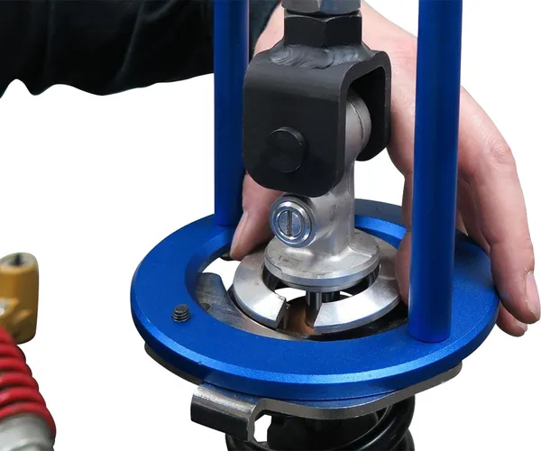 Shock Spring Compressor Anodized, Blue-1