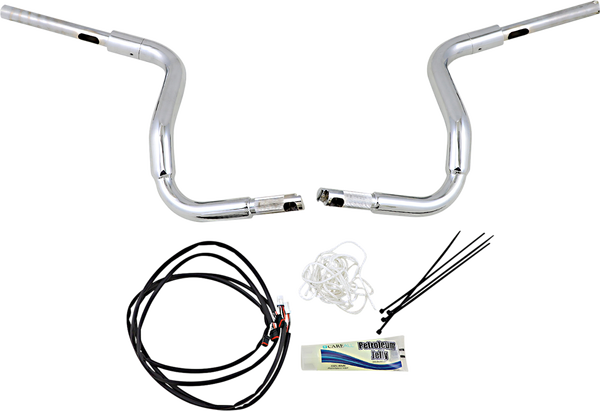 1-1/2(r) Ez Install Rounded Top Handlebar Kit Silver, 1, nordicamoto.ro