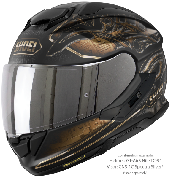 Casca integrala SHOEI GT-AIR3 NILE TC-9 Negru/Maro Mat XXL-0