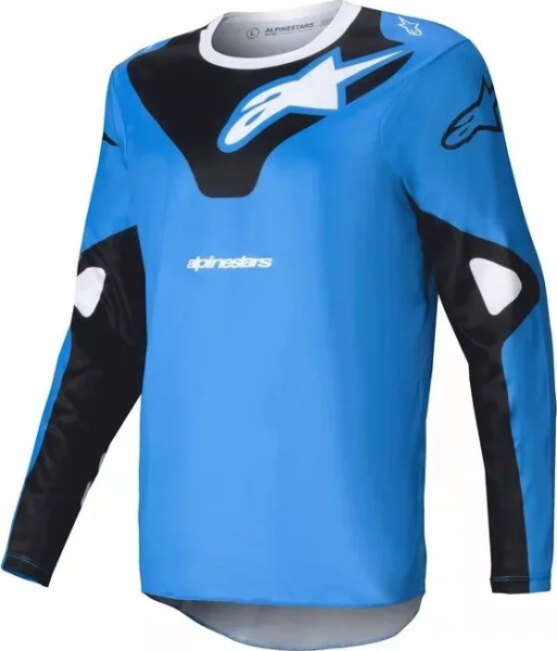 Tricou Alpinestars Racer Veil Black/Blue XL, 1, nordicamoto.ro