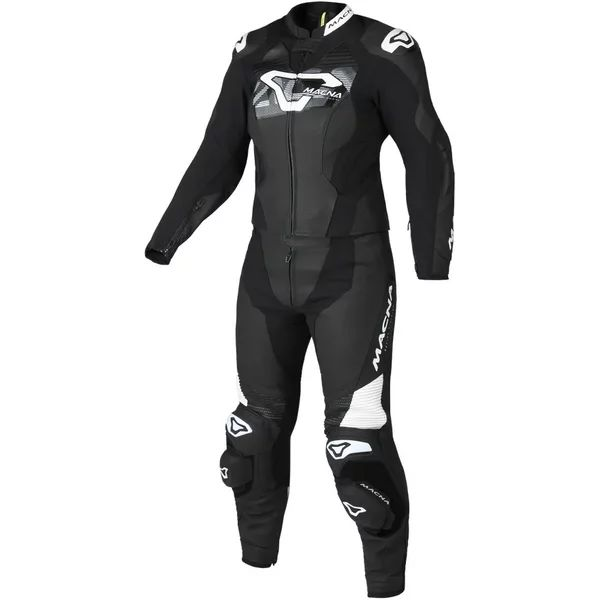 Combinezon de piele dama 2 piese MACNA BLITZ Negru 36, 3, nordicamoto.ro