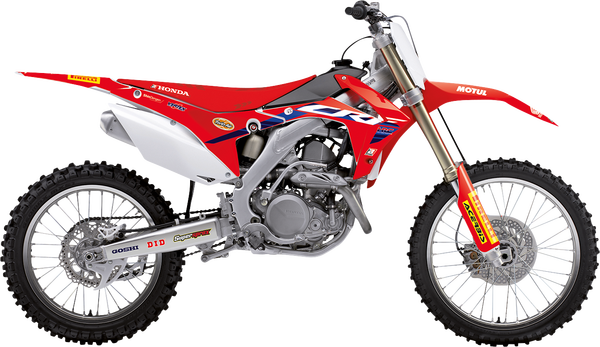 Blackbird Racing Replica Team Honda Hrc 2022 Graphics Kit With Seat Cover Red, 2, nordicamoto.ro