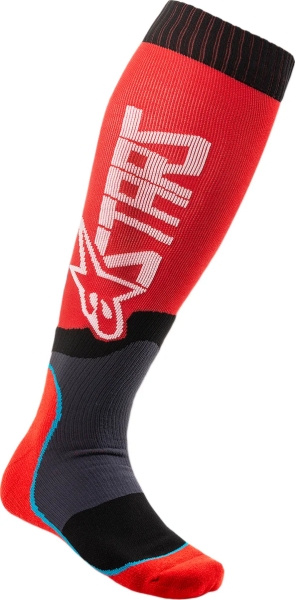 Sosete Alpinestars MX Plus 2 Red/White S/M, 1, nordicamoto.ro