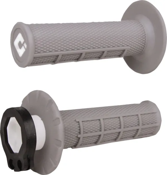 V2 Waffle Lock-on Grips Gray-0