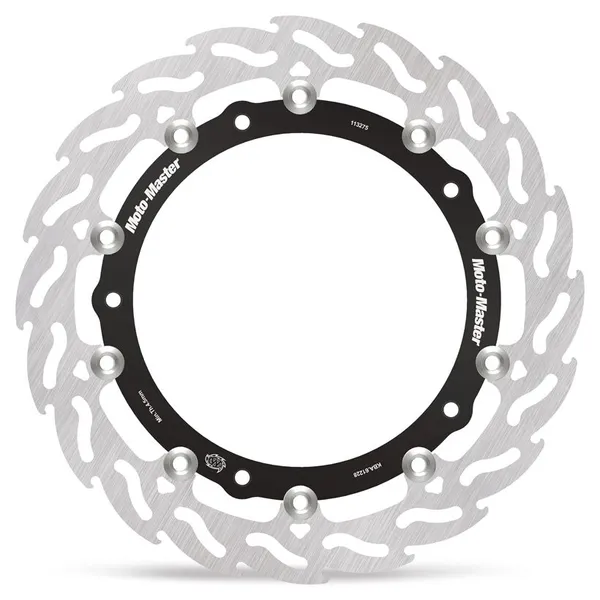 Flame Series Floating Rotor Black, Silver 