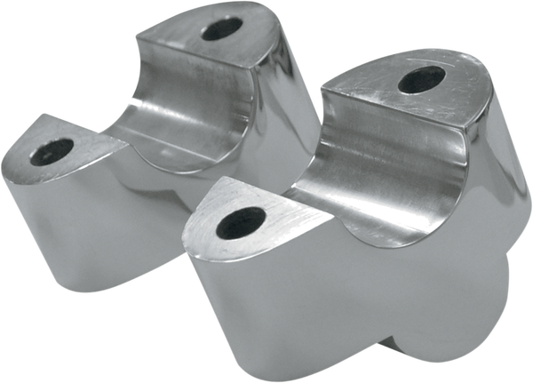 Handlebar Riser Extension Silver, 1, nordicamoto.ro