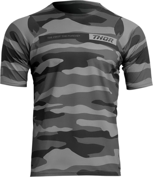Tricou MTB Thor Assist Grey Camo-3