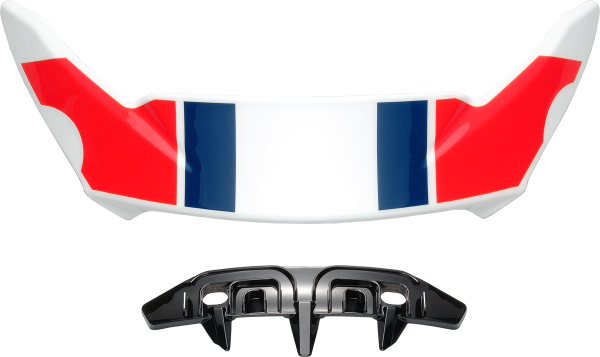 Spoiler superior casca SHOEI NXR2 Alb lucios-10