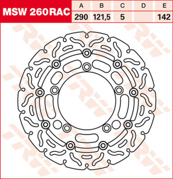 Contoured Floating Brake Rotor Titan, 1, nordicamoto.ro