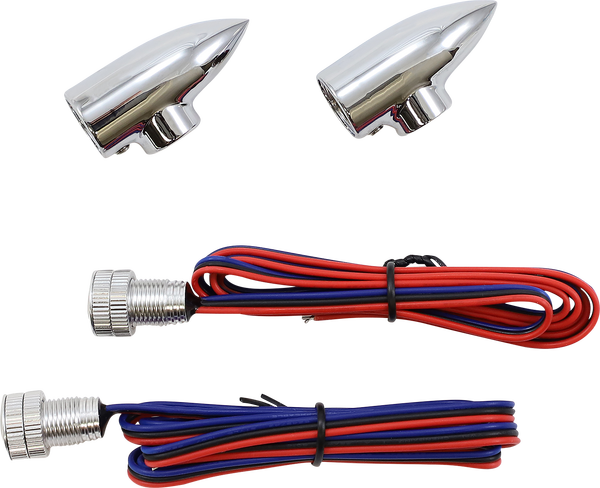 Lightning Bullets Run/turn Led Lights Chrome, 1, nordicamoto.ro