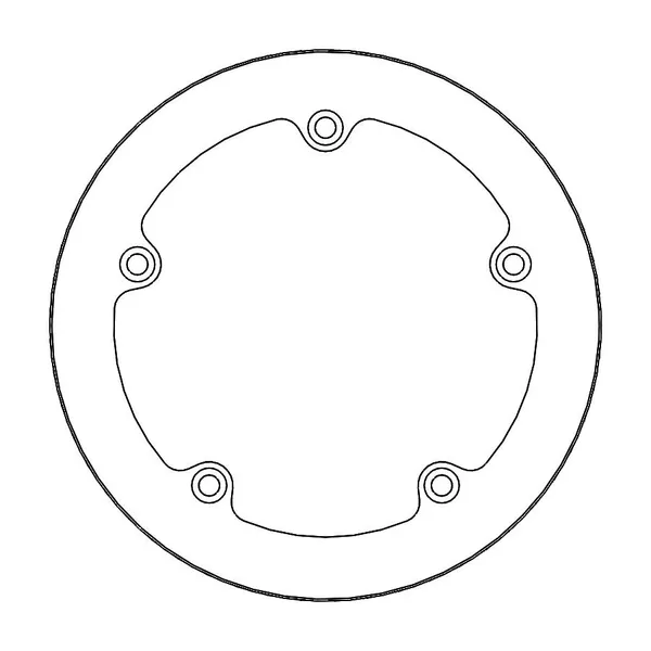 MOTO-MASTER Halo Series Fixed Rotor Silver -2