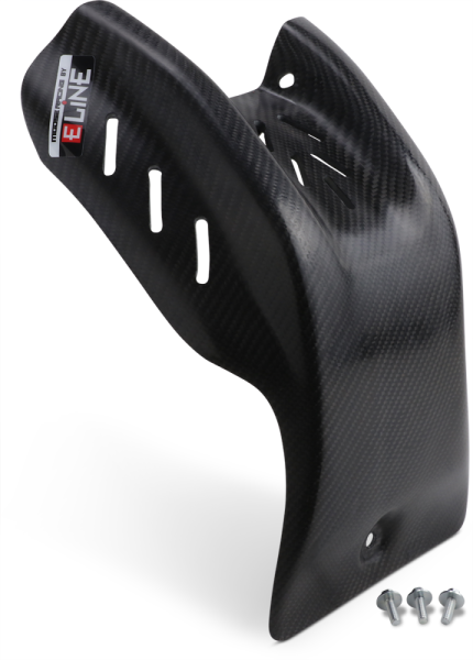 MOOSE RACING Carbon Fiber Skid Plate Black -0