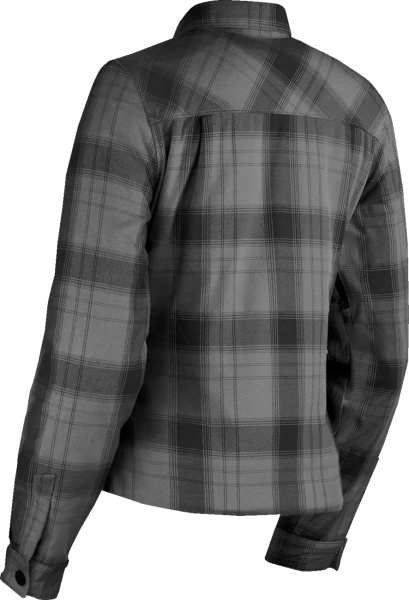 Womens Fallblock Flannel Jacket Black, Gray  S, 4, nordicamoto.ro