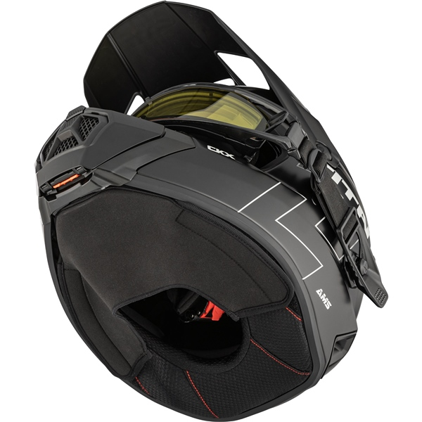 CKX Helmet Titan AMS Matt Black + Goggles S-2